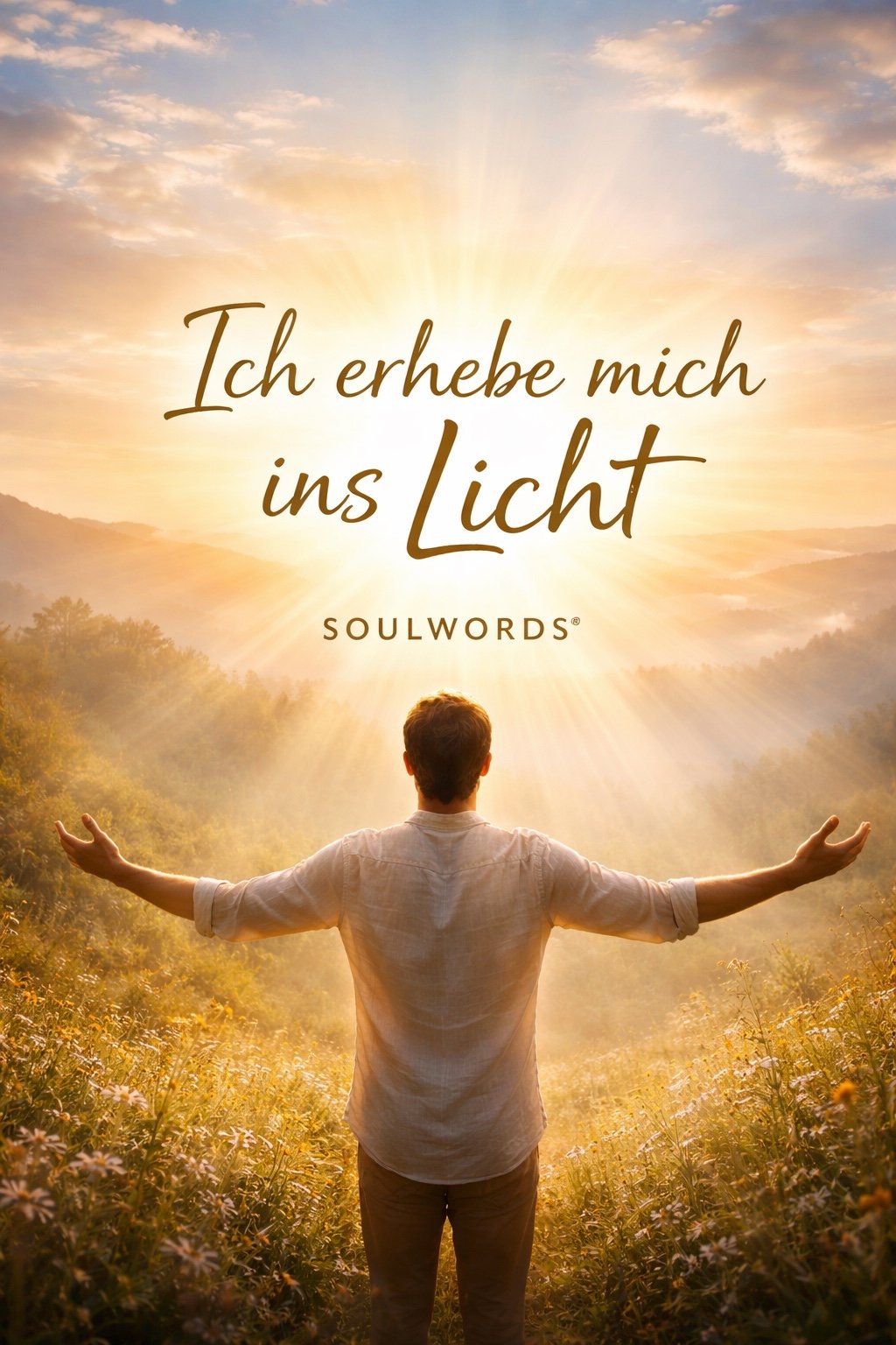 Ich erhebe mich ins Licht